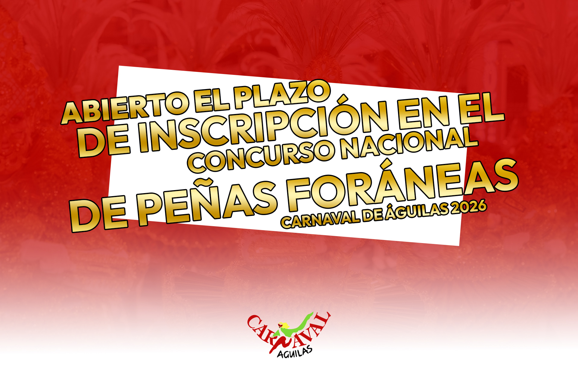 Formulario de pre-inscripción para el XXVIII Concurso nacional de peñas foráneas